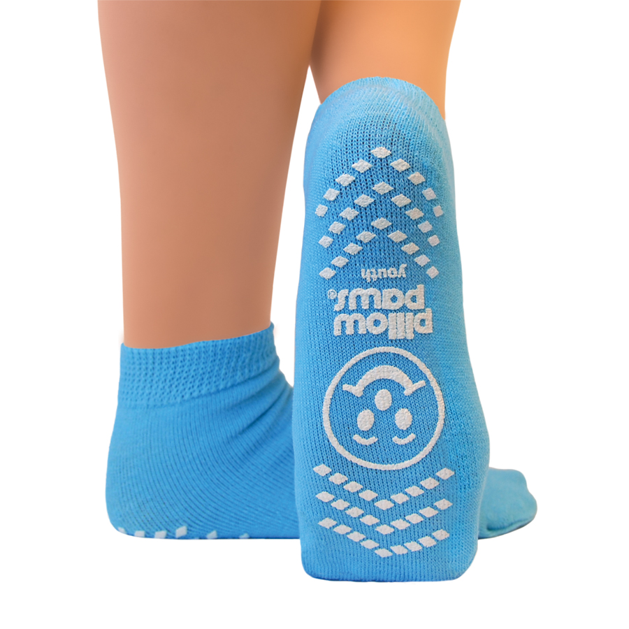 Pillow Paw Terries Ankle Socks Adult Teal « Medical Mart